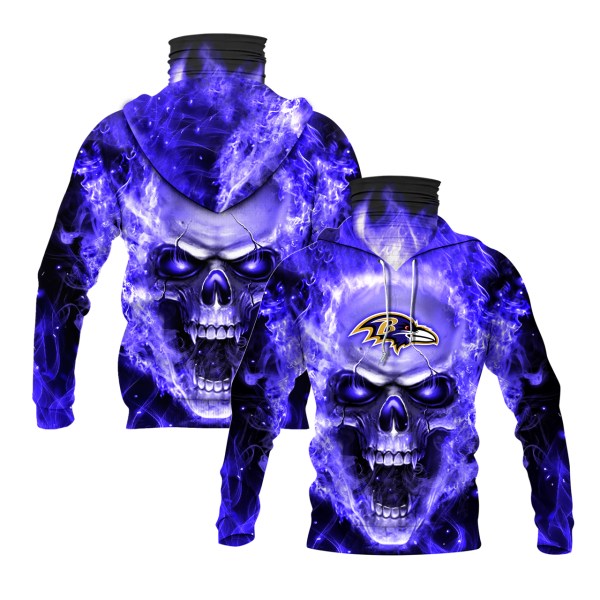 Nfl-Baltimore-Ravens-Flameskull-3D-Hoodie-Mask-1