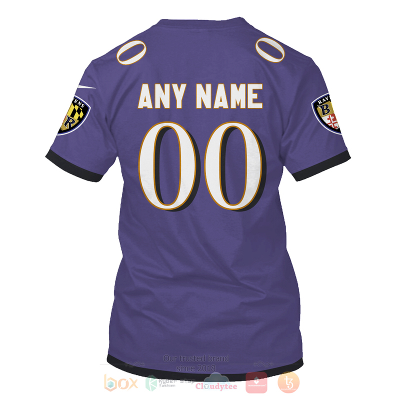 Nfl Baltimore Ravens Personalized 3D Hoodie Nfl Baltimore Ravens Personalized 3D Hoodie