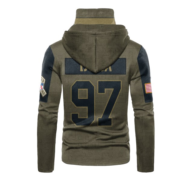 Nfl Bosa 97 San Francisco 49Ers 3D Hoodie Mask Nfl Bosa 97 San Francisco 49Ers 3D Hoodie Mask