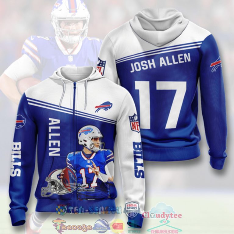 Nfl-Buffalo-Bills-Josh-Allen-17-Hoodie-3D-1