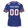 Nfl Buffalo Bills Personalized Blue 3D Hoodie