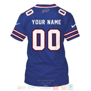Nfl Buffalo Bills Personalized Blue 3D Hoodie