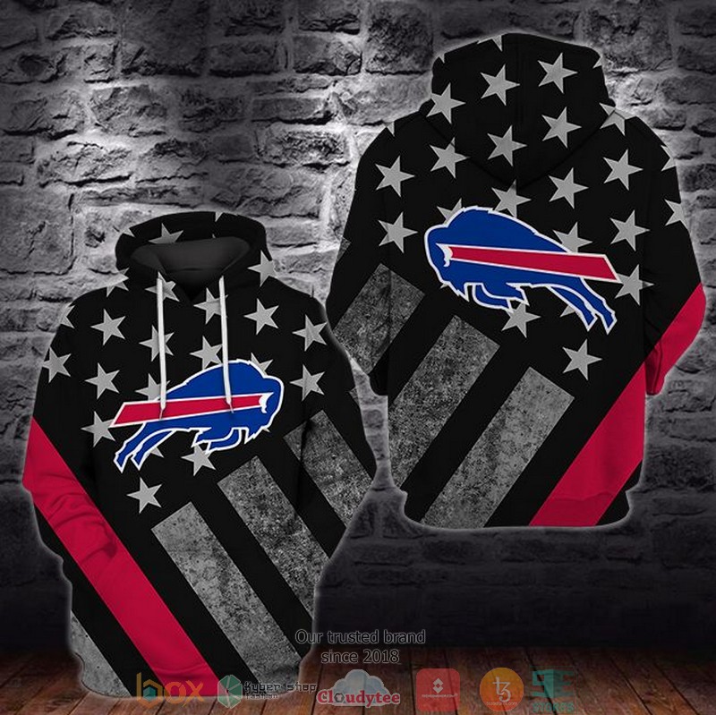 Nfl Buffalo Bills United States Flag 3D Hoodie Nfl Buffalo Bills United States Flag 3D Hoodie