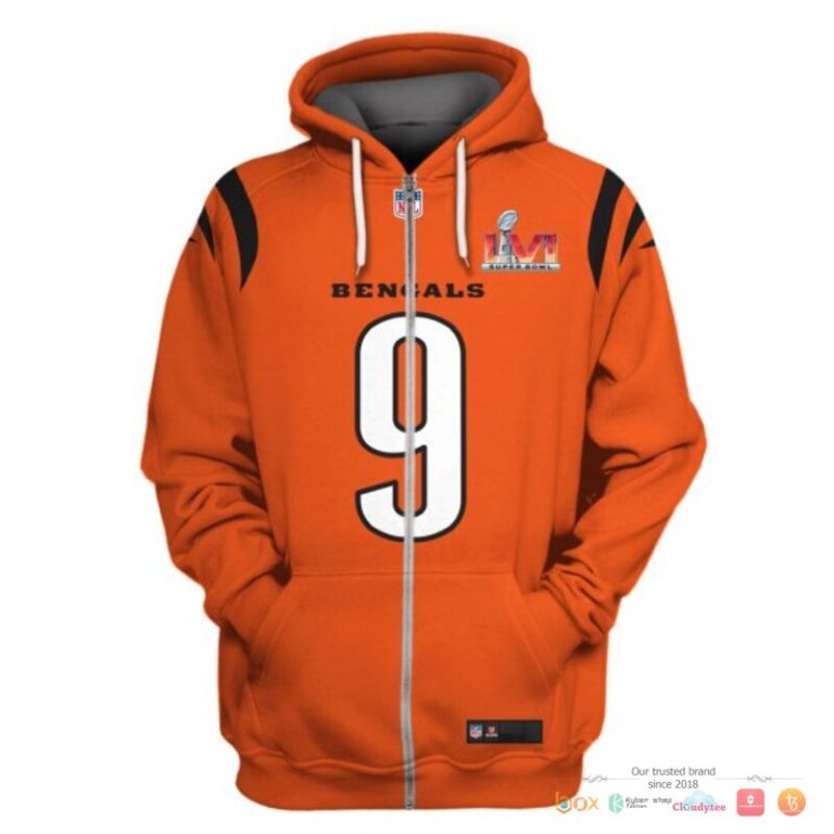 Nfl-Burrow-9-Cincinnati-Bengals-3D-Shirt-Hoodie-2