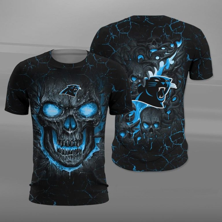 Nfl-Carolina-Panthers-Fire-Skull-Lava-3D-Shirt-Hoodie-2