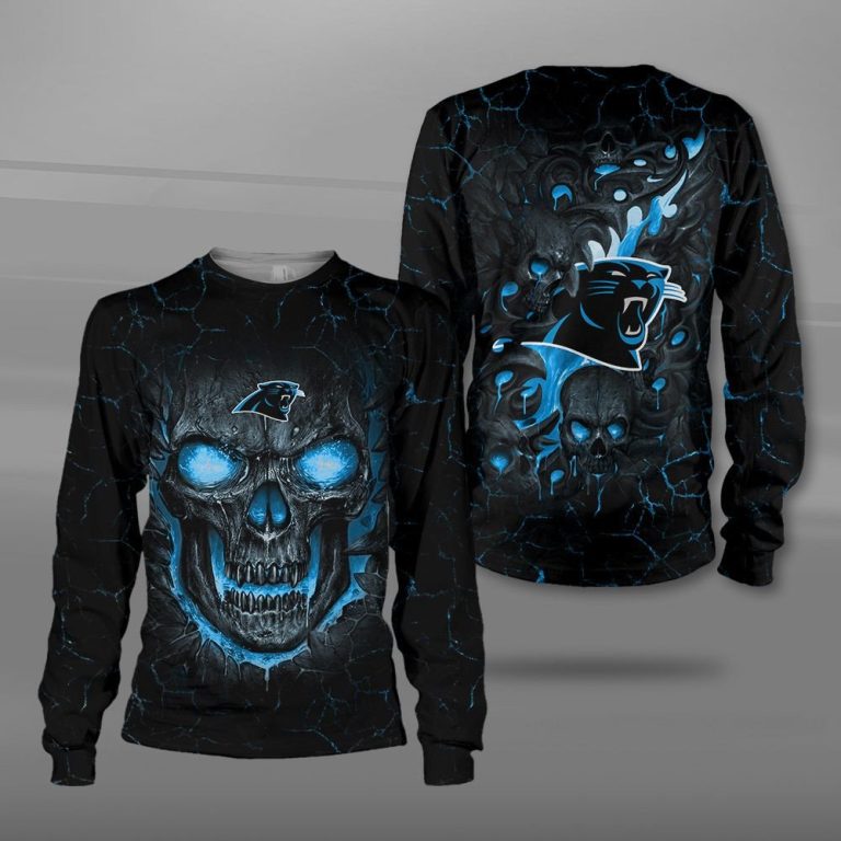 Nfl-Carolina-Panthers-Fire-Skull-Lava-3D-Shirt-Hoodie-3