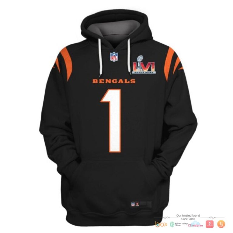 Nfl-Chase-1-Cincinnati-Bengals-Black-3D-Shirt-Hoodie-3
