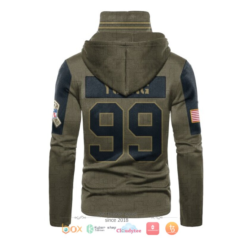 Nfl Chase Young 99 Washington Football Team Hoodie Mask Nfl Chase Young 99 Washington Football Team Hoodie Mask