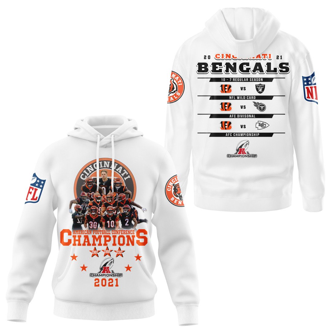 Nfl Cincinnati Bengals 2021 3D Hoodie Nfl Cincinnati Bengals 2021 3D Hoodie