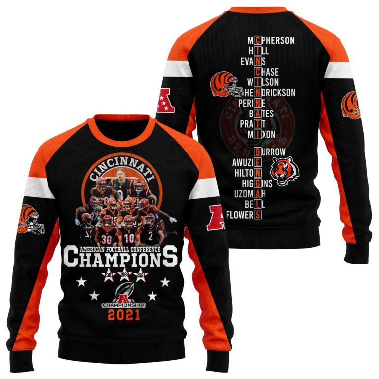 Nfl-Cincinnati-Bengals-American-Football-Conference-Champions-3D-Hoodie-Shirt-2