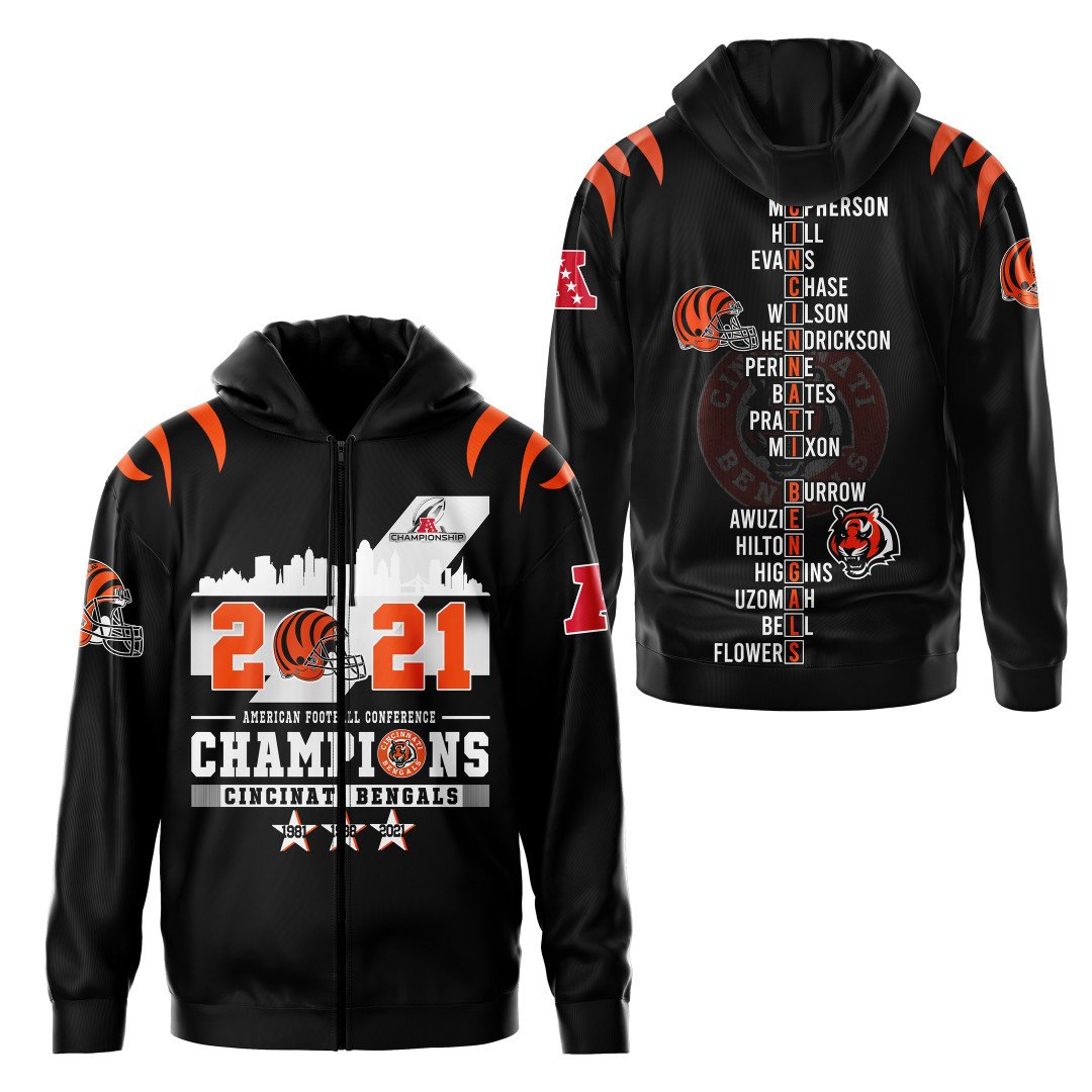 Nfl Cincinnati Bengals Black 3D Hoodie Nfl Cincinnati Bengals Black 3D Hoodie