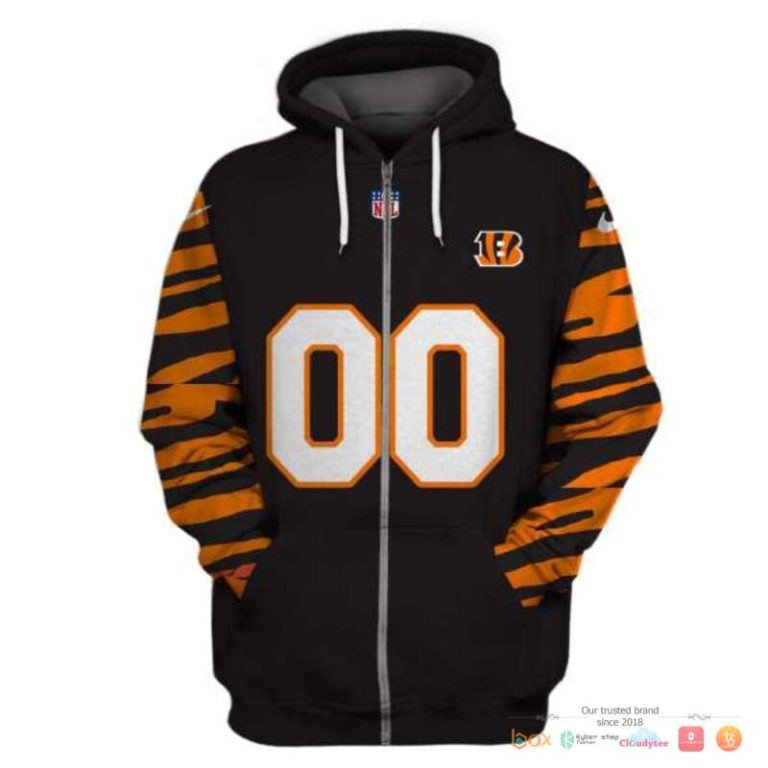 Nfl-Cincinnati-Bengals-Black-Orange-Line-Custom-3D-Shirt-Hoodie-2
