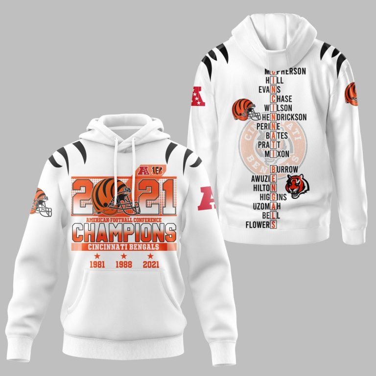 Nfl-Cincinnati-Bengals-Champions-White-3D-Hoodie-Shirt-2