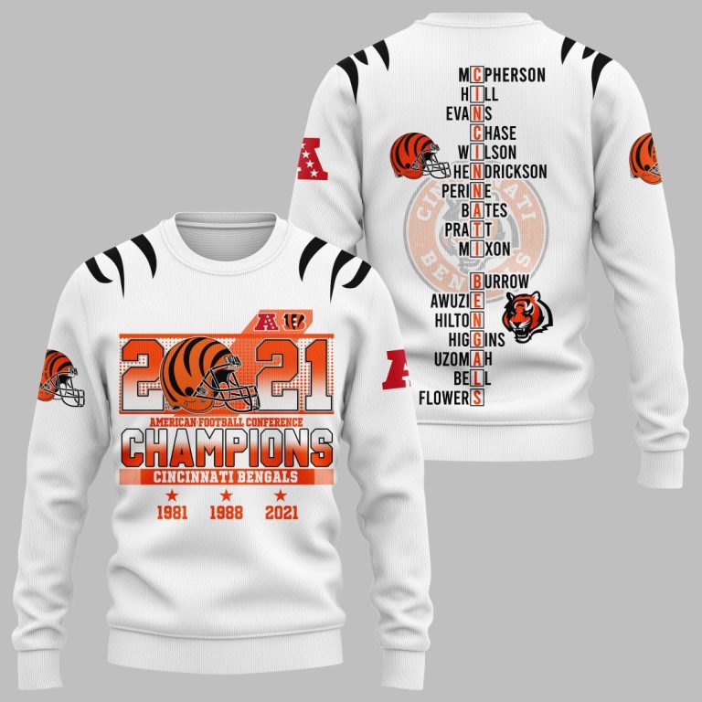 Nfl-Cincinnati-Bengals-Champions-White-3D-Hoodie-Shirt-3