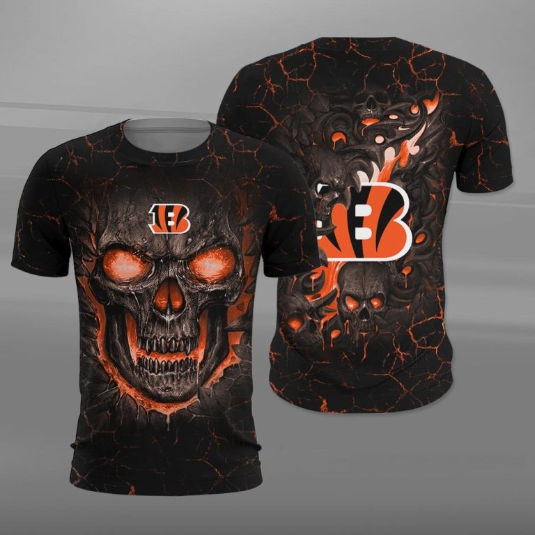 Nfl-Cincinnati-Bengals-Fire-Skull-Lava-3D-Shirt-Hoodie-2