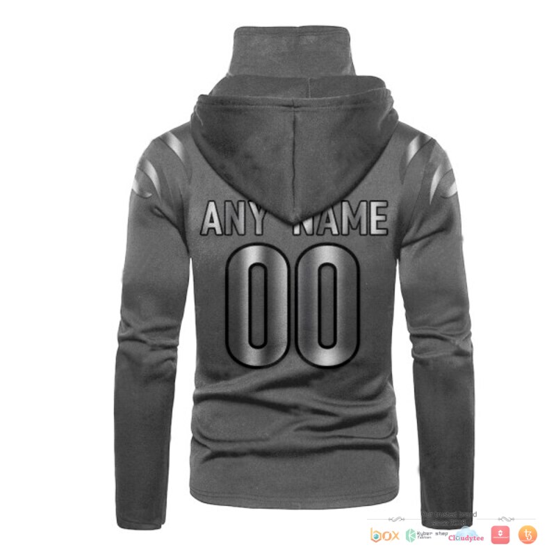 Nfl Cincinnati Bengals Grey Custom 3D Hoodie Mask Nfl Cincinnati Bengals Grey Custom 3D Hoodie Mask