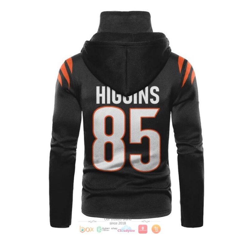 Nfl-Cincinnati-Bengals-Higgins-85-Black-3D-Hoodie-Mask-2