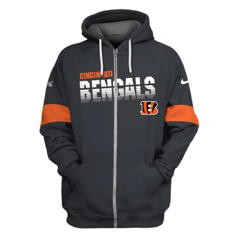 Nfl-Cincinnati-Bengals-Nike-Black-Orange-3D-Shirt-Hoodie-2