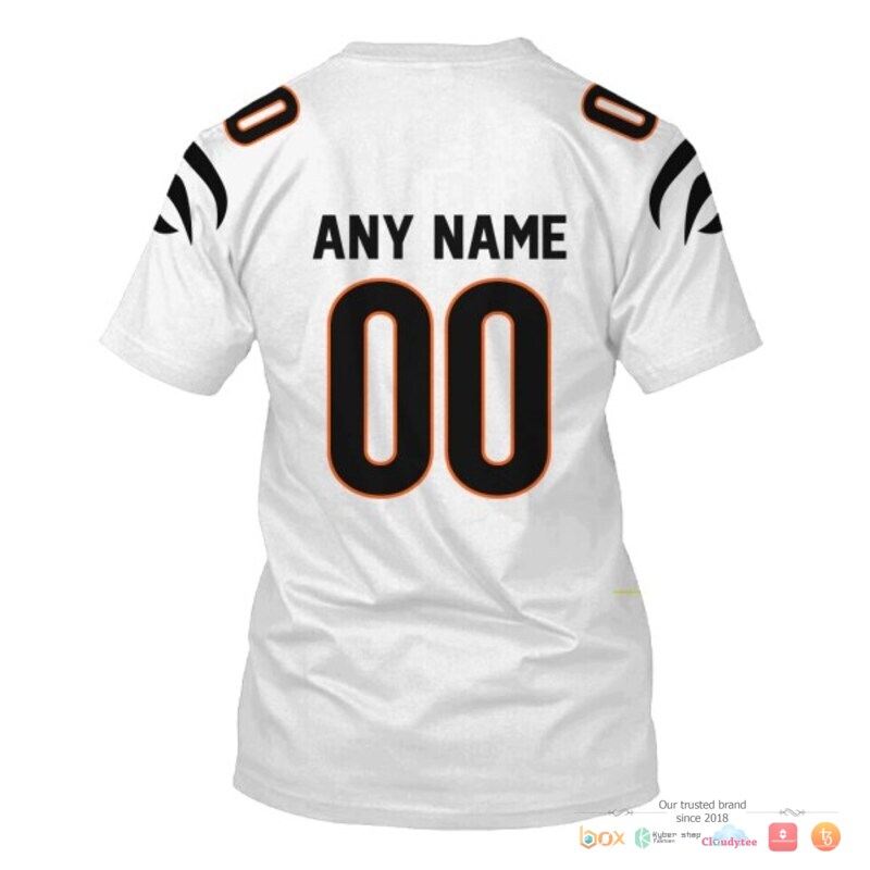 Nfl Cincinnati Bengals White Custom 3D Shirt Nfl Cincinnati Bengals White Custom 3D Shirt
