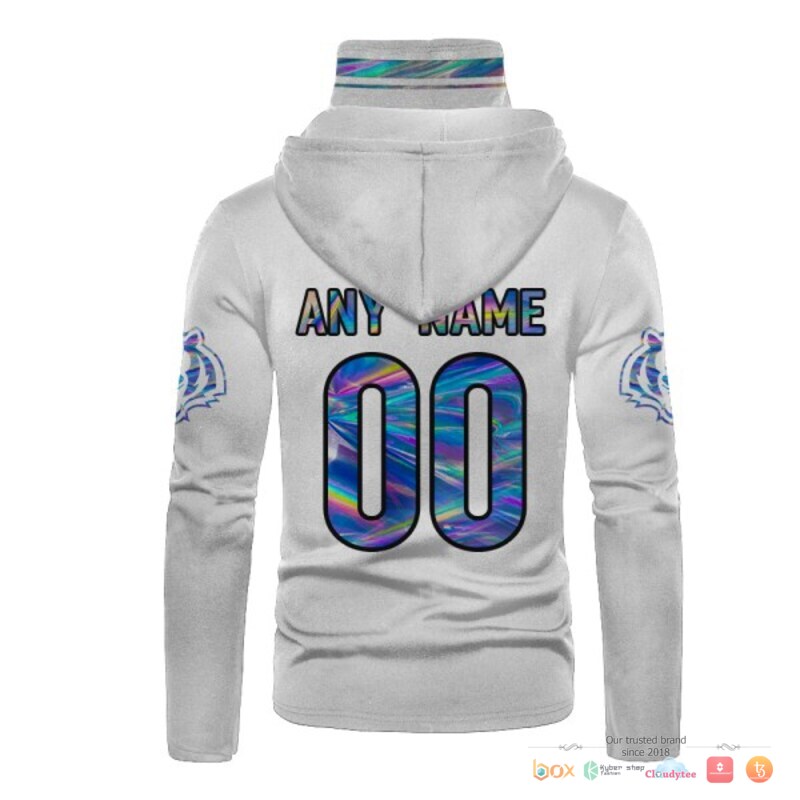 Nfl Cincinnati Bengals White Hologram Custom 3D Hoodie Mask Nfl Cincinnati Bengals White Hologram Custom 3D Hoodie Mask