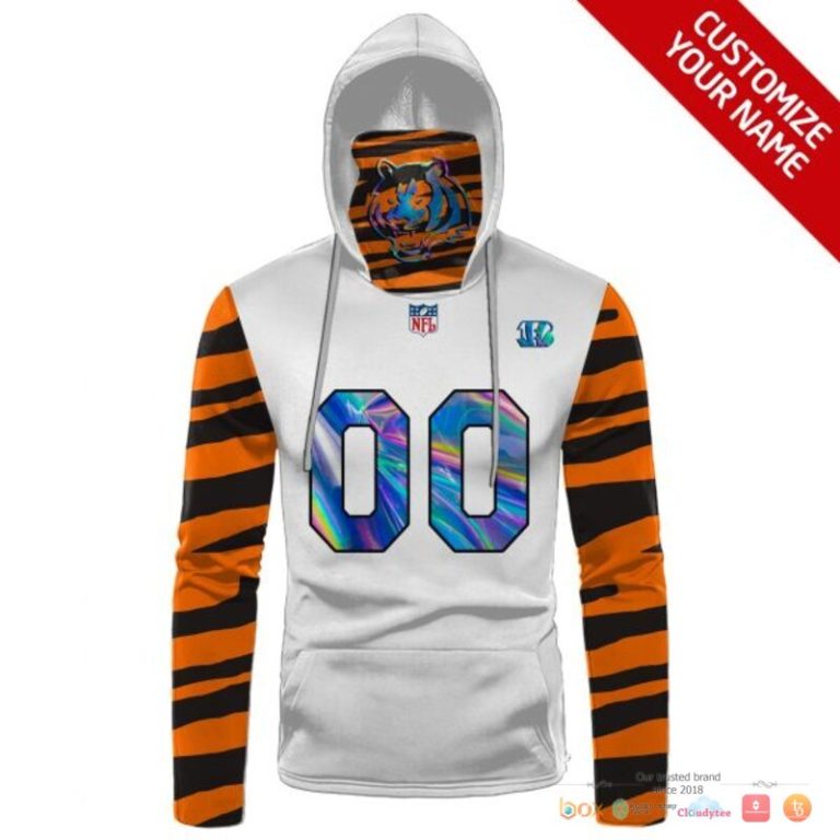 Nfl-Cincinnati-Bengals-White-Orange-Hologram-Custom-3D-Hoodie-Mask-2
