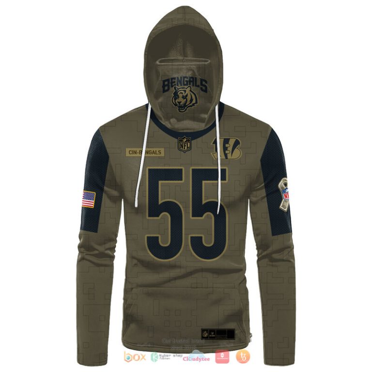 Nfl-Cincinnati-Bengals-Wilson-55-Moss-Green-3D-Hoodie-Mask-2