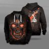 Nfl Cleveland Browns Fire Skull Lava 3D Shirt