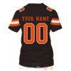Nfl Cleveland Browns Personalized 3D Hoodie