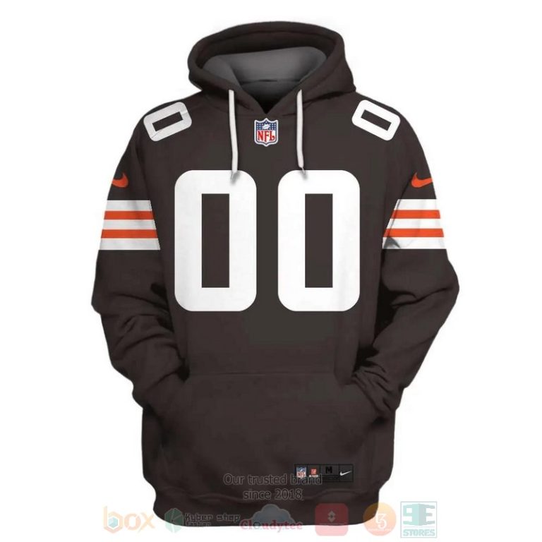 Nfl-Cleveland-Browns-Personalized-Brown-3D-Hoodie-Shirt-2
