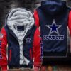 Nfl Dallas Cowboys 3D Fleece Hoodie Jacket