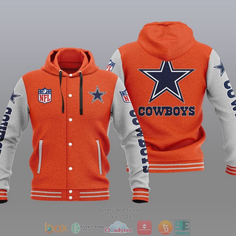 Nfl Dallas Cowboys Baseball Jacket Hoodie Nfl Dallas Cowboys Baseball Jacket Hoodie