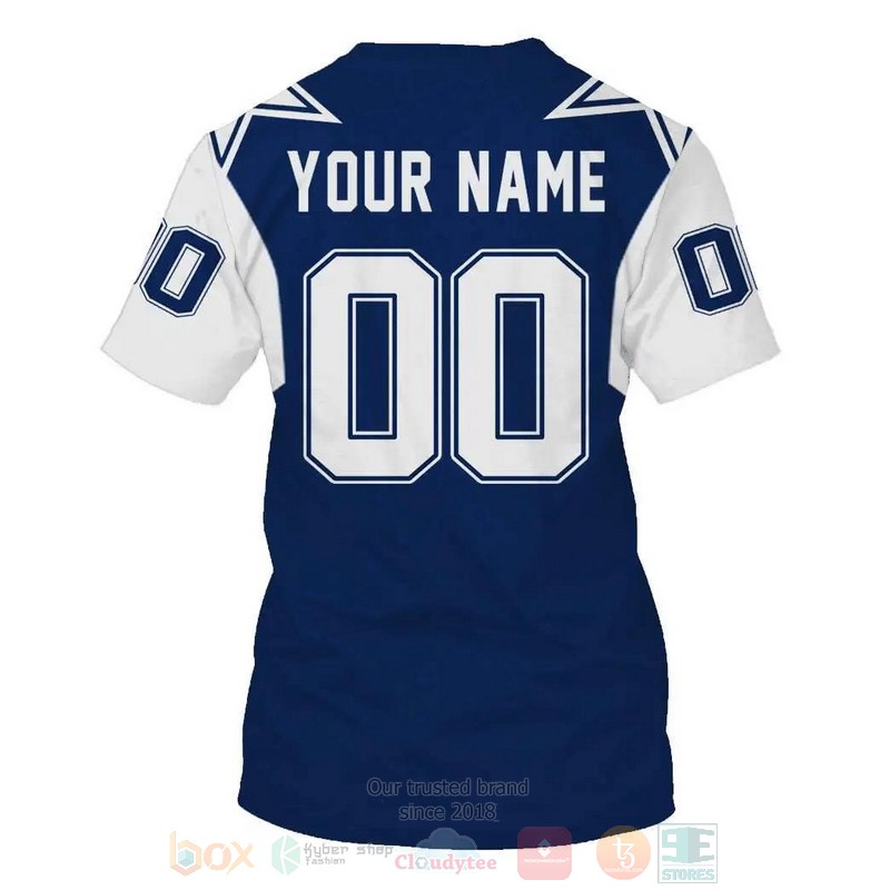 Nfl Dallas Cowboys Personalized Blue 3D Hoodie Nfl Dallas Cowboys Personalized Blue 3D Hoodie