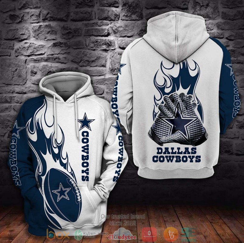 Nfl Dallas Cowboys Rugby Flame 3D Hoodie Nfl Dallas Cowboys Rugby Flame 3D Hoodie