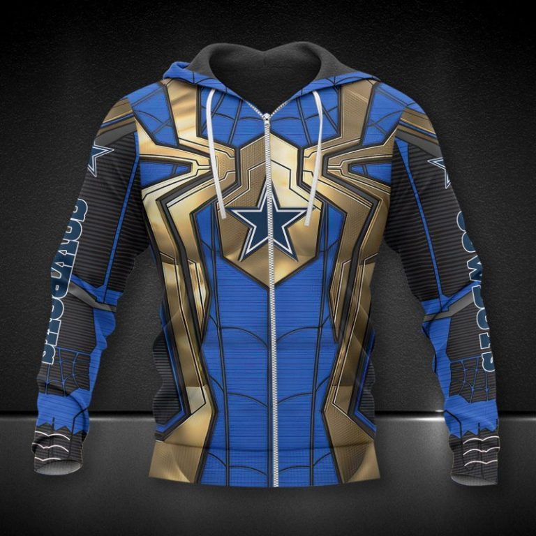 Nfl-Dallas-Cowboys-Spider-Man-3D-Shirt-Hoodie-3