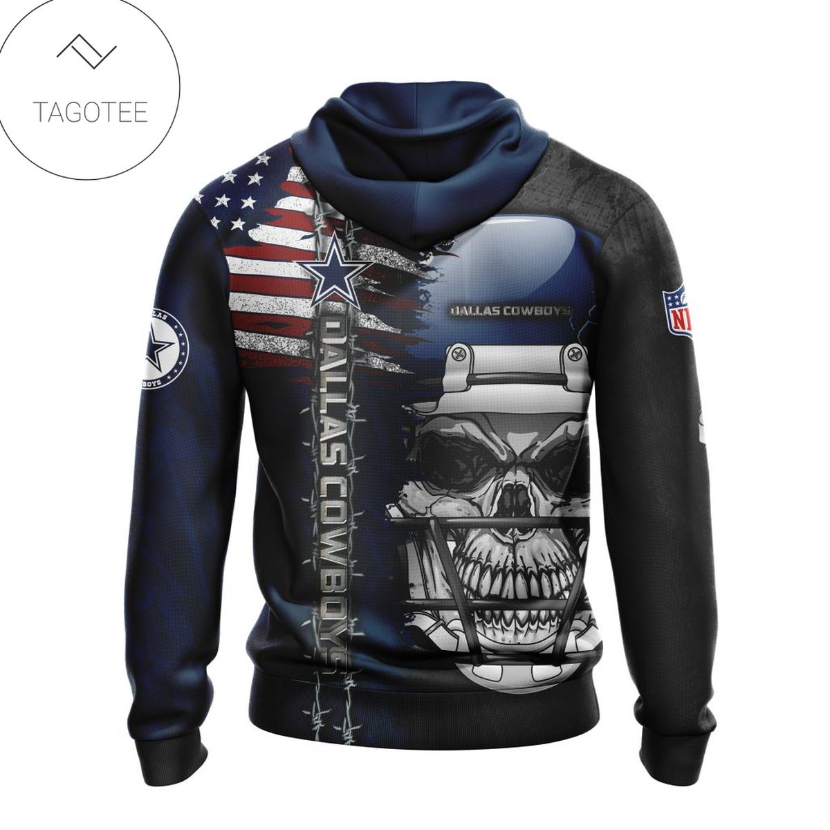 Nfl Dallas Cowboysls Skull With Helmets 2022 Hoodie Nfl Dallas Cowboysls Skull With Helmets 2022 Hoodie
