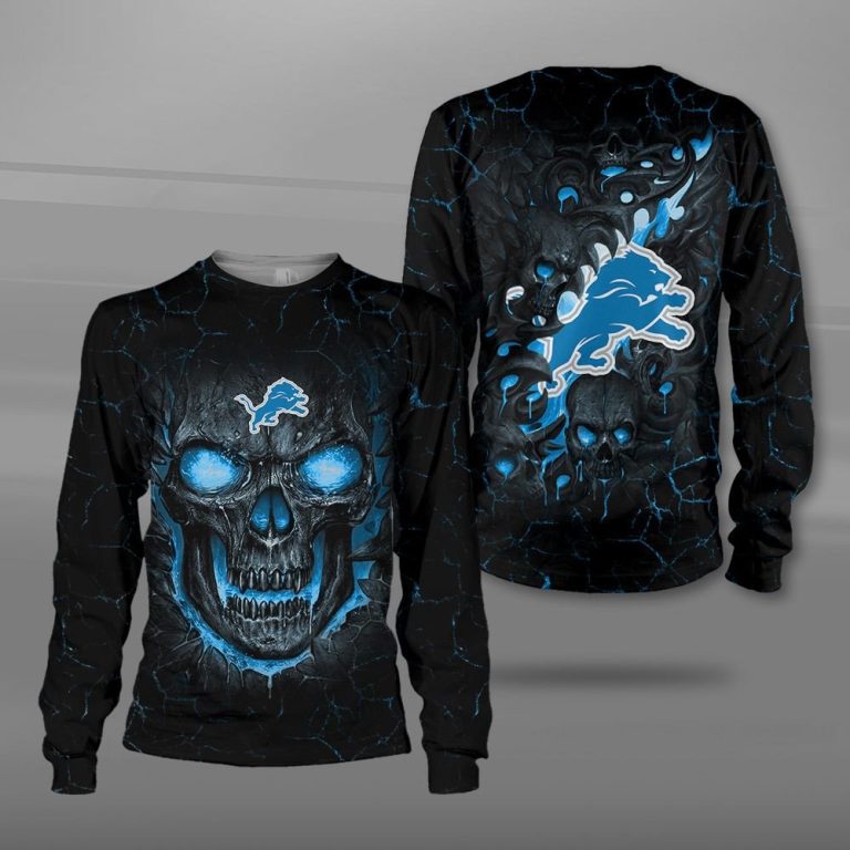 Nfl-Detroit-Lions-Fire-Skull-Lava-3D-Shirt-Hoodie-3