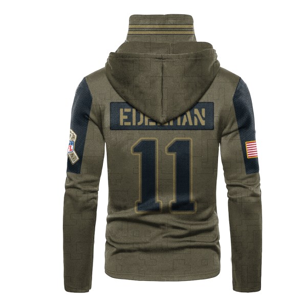 Nfl Edelman 11 New England Patriots 3D Hoodie Mask Nfl Edelman 11 New England Patriots 3D Hoodie Mask