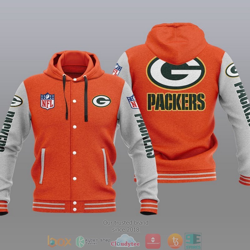 Nfl Green Bay Packers Baseball Jacket Hoodie Nfl Green Bay Packers Baseball Jacket Hoodie