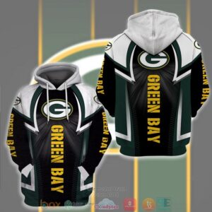 Nfl Green Bay Packers Black Yellow 3D Hoodie