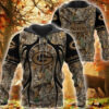 Nfl Green Bay Packers Camo Hunting 3D Shirt