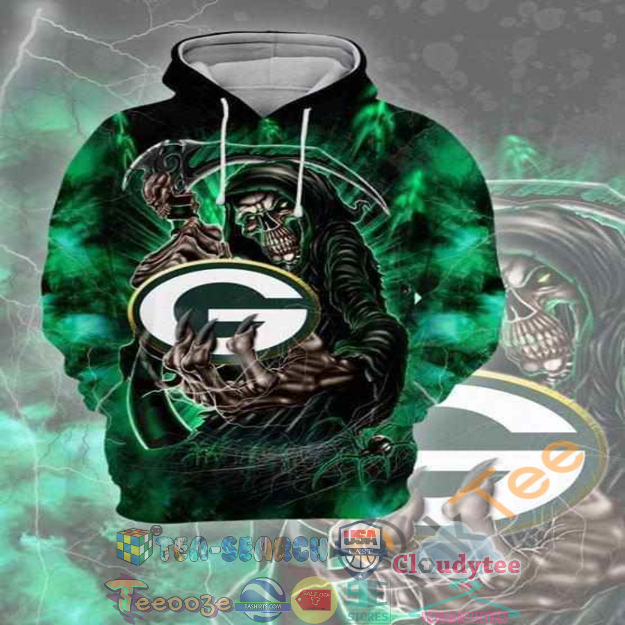 Nfl Green Bay Packers Death Hoodie 3D Nfl Green Bay Packers Death Hoodie 3D