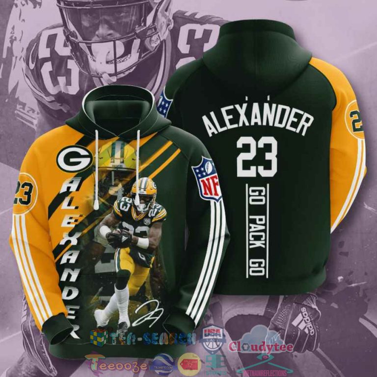 Nfl-Green-Bay-Packers-Jaire-Alexander-23-Go-Pack-Go-Hoodie-3D-2