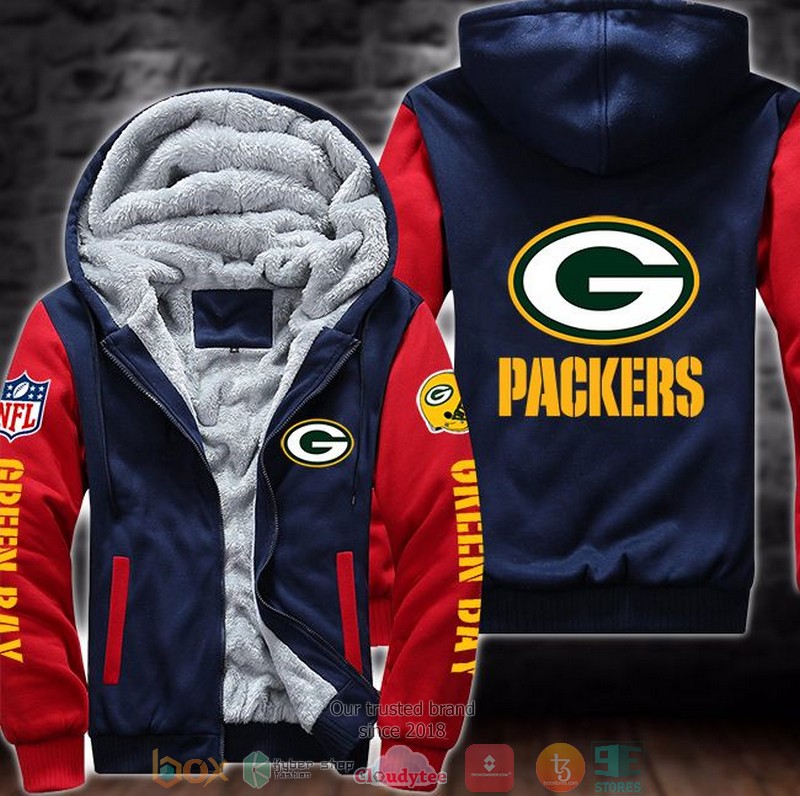 Nfl Green Bay Packers Logo 3D Fleece Hoodie Jacket Nfl Green Bay Packers Logo 3D Fleece Hoodie Jacket
