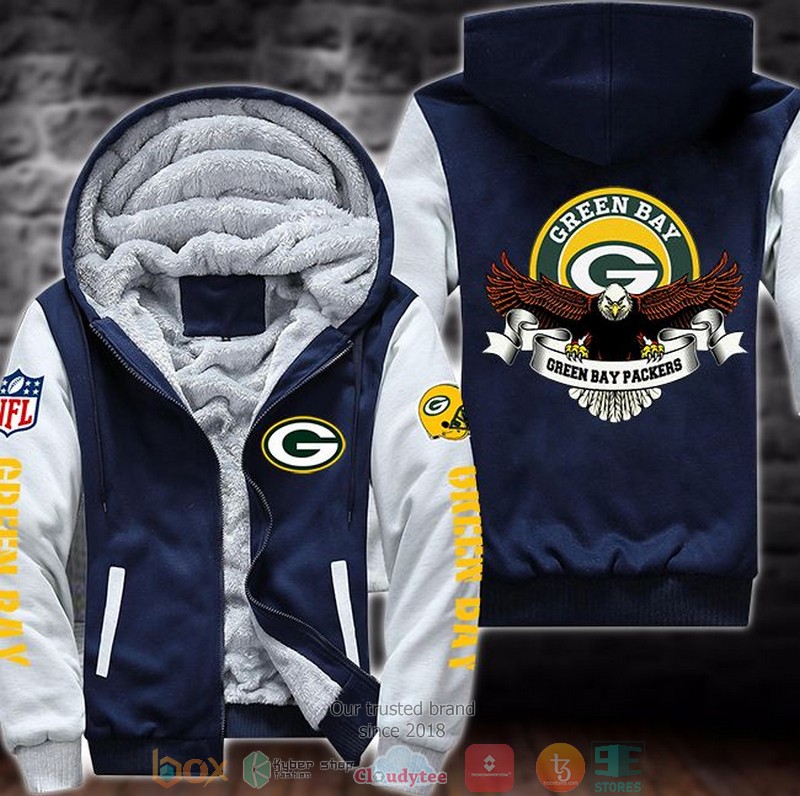 Nfl-Green-Bay-Packers-Logo-Eagle-3D-Fleece-Hoodie-3