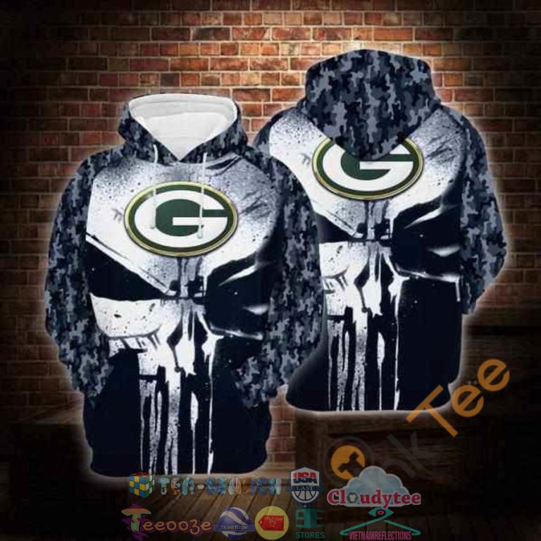 Nfl-Green-Bay-Packers-Skull-Camo-Hoodie-3D-2