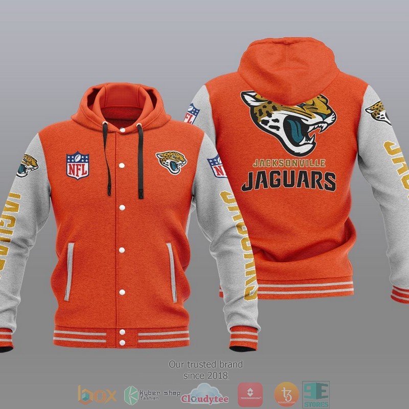 Nfl Jacksonville Jaguars Baseball Jacket Hoodie Nfl Jacksonville Jaguars Baseball Jacket Hoodie