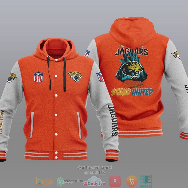 Nfl Jacksonville Jaguars Stand United Baseball Jacket Hoodie Nfl Jacksonville Jaguars Stand United Baseball Jacket Hoodie