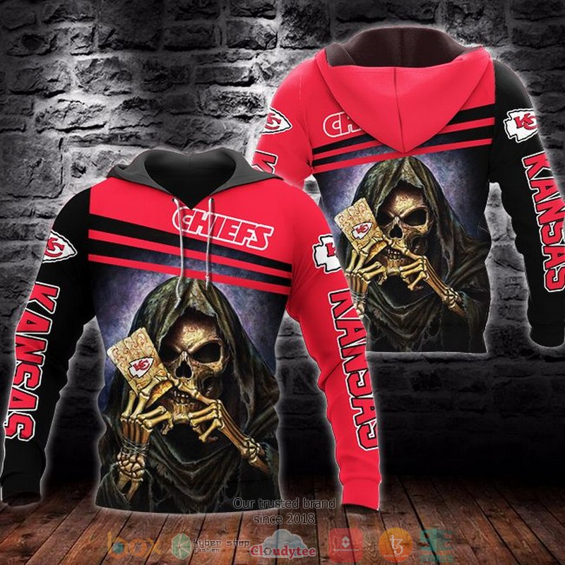 Nfl Kansas City Chiefs Death God Poker 3D Hoodie Nfl Kansas City Chiefs Death God Poker 3D Hoodie