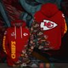 Nfl Kansas City Chiefs Logo Liv Red Black 3D Hoodie