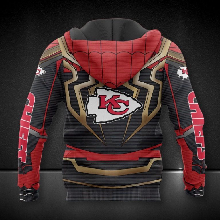 Nfl-Kansas-City-Chiefs-Spider-Man-3D-Shirt-Hoodie-2